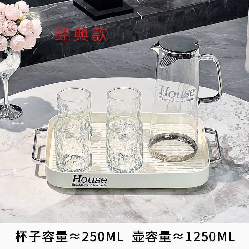 은 냄비 1개 + 투명 컵 4개 + 배수 트레이