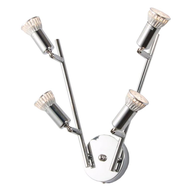 Spotlight LED de riel, para techo, nórdico, para hogar o comercial, 4 cabezas, al por mayor