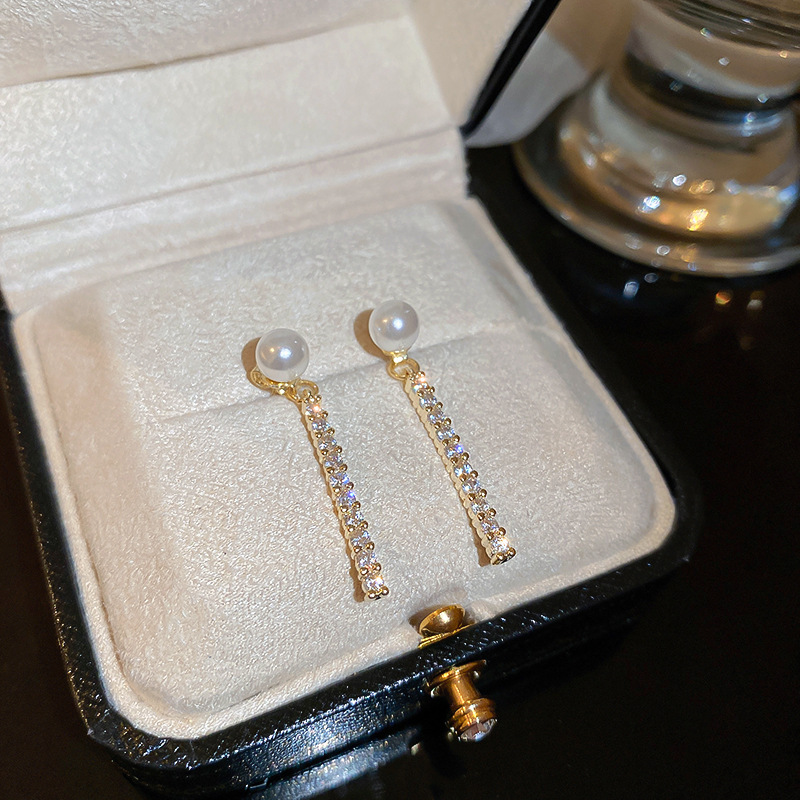 45#은바늘-금색 단어(진짜 금도금)