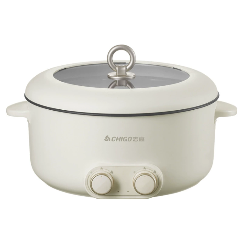 Электрическая кастрюля-горшок Zhigao MW-206/WM301, 5 л, антипригарный двойной отсек, многофункциональная