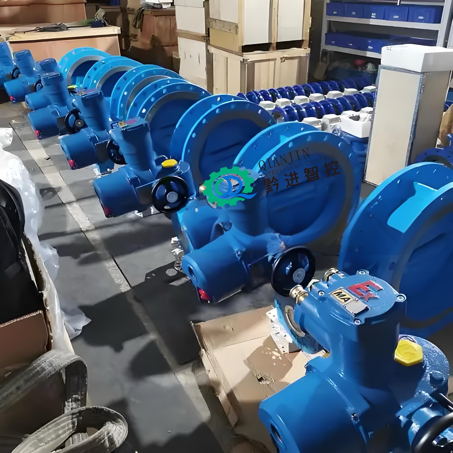 PN1.6MPa煤矿瓦斯抽放蝶阀MKD943H-16C DN350隔爆型电动装置ZJK60