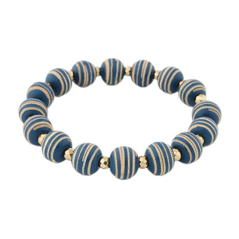 Bohemian Geometric Wooden Beads Beaded Unisex Bracelets display picture 6