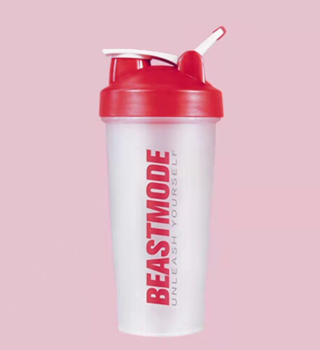 Shake Cup Sports Water Cup Large Capacity Protein Powder Milkshake Cup Portable Outdoor Handy Cup Men's and Women's Fitness Plastic Cup
