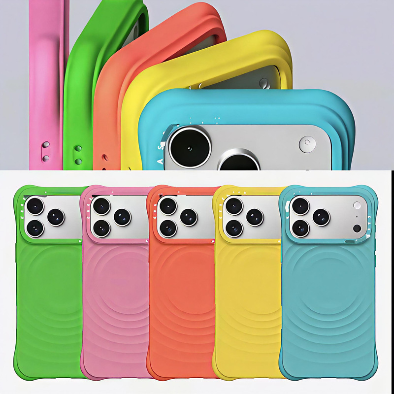 【New Color Launch】CASETiFY Solid Color Wave Case/Mirror Phone Case MagSafe Compatible
