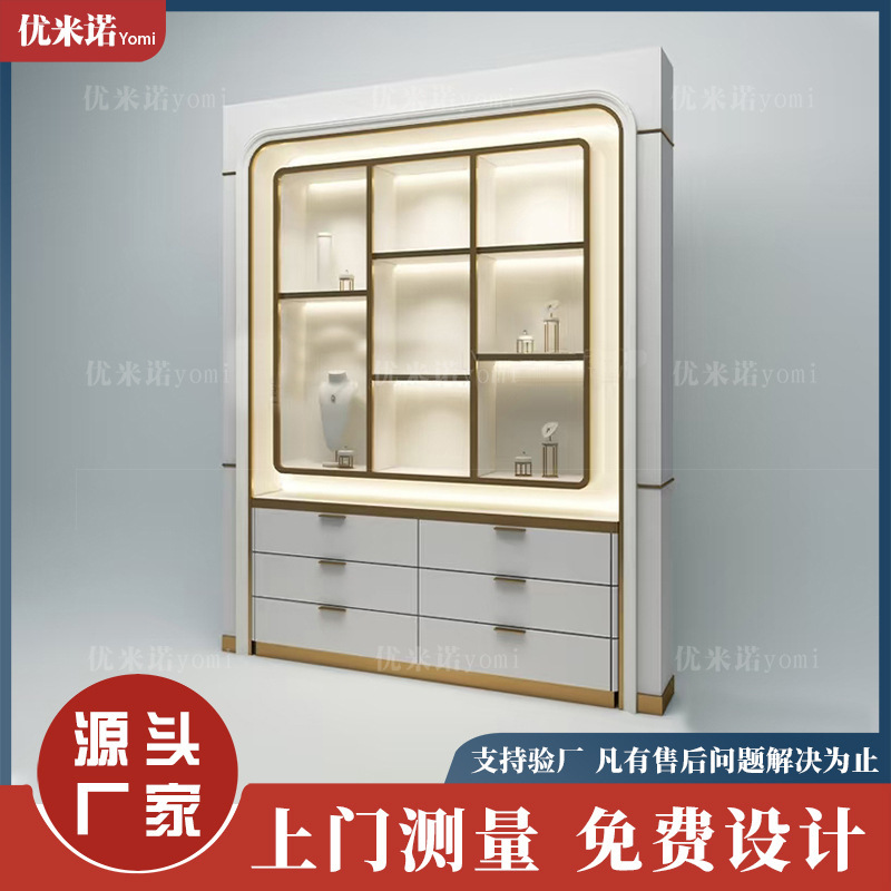 Gold Jewelry Display Cabinet Glass Counter High-End Cigarette Cabinet Silver Jewelry Luxury Products Shopping Mall Tobacco and Wine Counter Gold Jewelry Display Cabinet Glass Counter High-End Cigarette Cabinet Silver Jewelry Luxury Products Shopping Mall Tobacco and Wine Counter