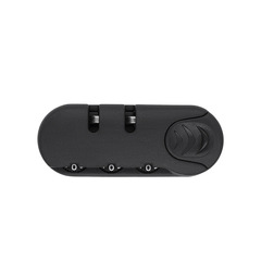 Luggage fixed lock storage bag anti-odor bag password lock black tobacco bag backpack anti-theft lock pull chain