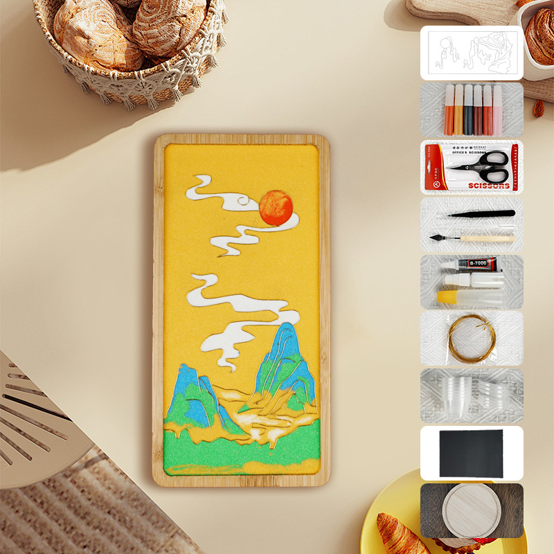 Materiales tradicionales hechos a mano Jintao Landiy pintura de esmalte novatos tazas esteras estudiantes activos cultura cultural inmaterial