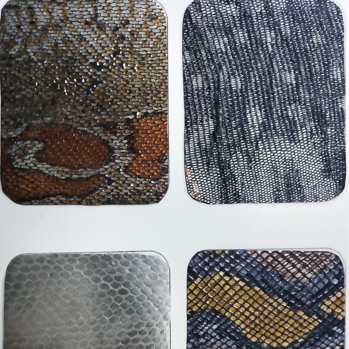 厂家直销压花印花滴胶牛皮料头层巧克力色鞋子包包皮带手机壳饰品