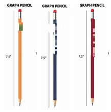 油漆杆实木六角杆圆杆定制铅笔 可单色压印刻字LOGO 轻定制铅笔
