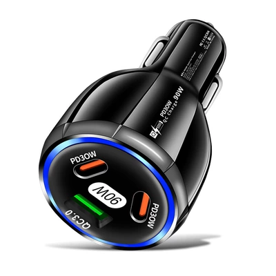 Mobil şarj cihazları charger 2QC3.0 2PD fast