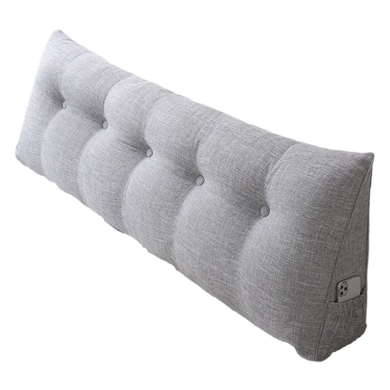 Хлопковая и льняная подушка для кровати Японский стиль без печати, простой кенгуру карманные татами, подушку, подушку, подушку, подушку, диван, большую спину