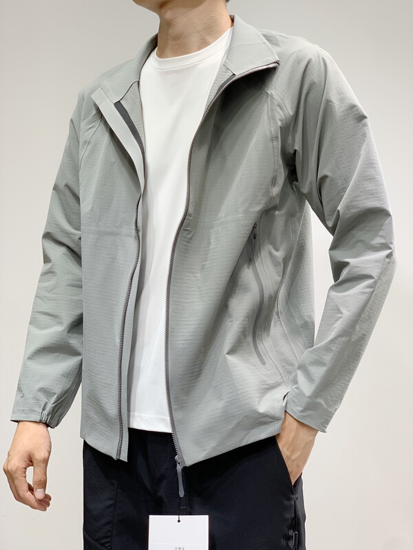 Light Luxury Business Series! Men's Thin Soft Shell Men's Casual Work Clothing Jacket with Glued Vertical Cut, Windproof and Water Repellent