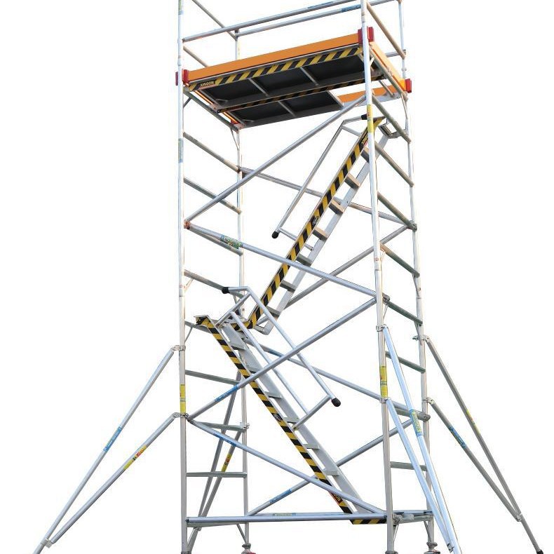 customized款快拆脚手架 铝合金带踢脚板电梯SGS TUV证书黑色银色