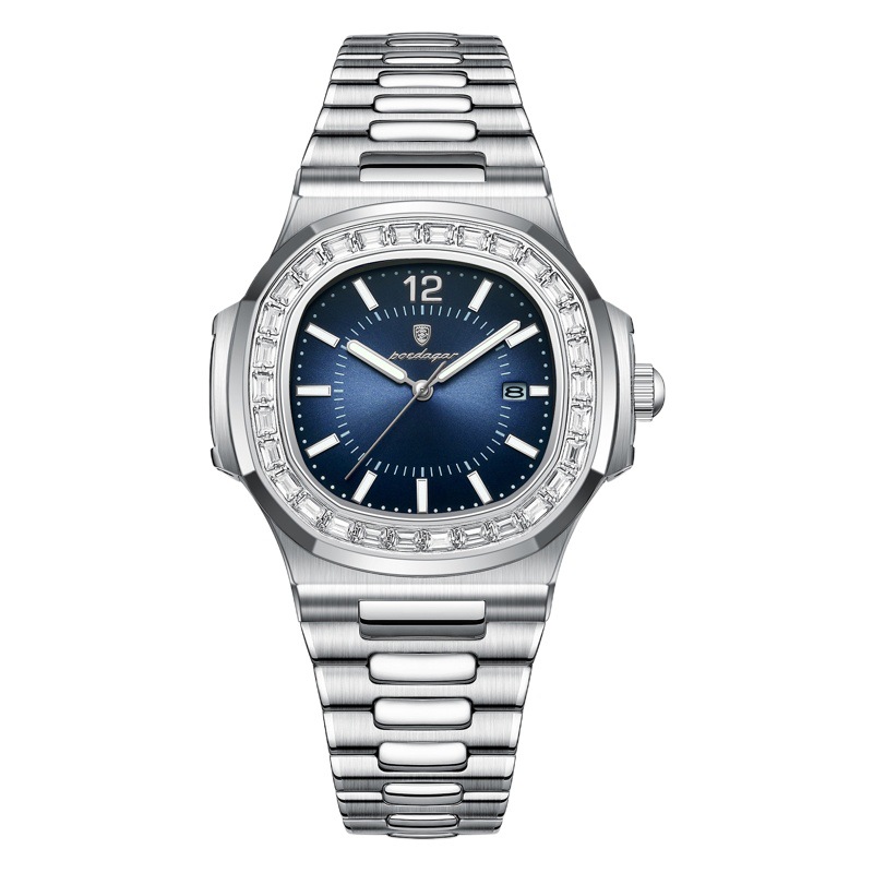 Marca Suiza reloj de lujo para hombre nuevo reloj de cuarzo de moda ultrafino transmisión en vivo Comercio exterior popular entrega de una pieza