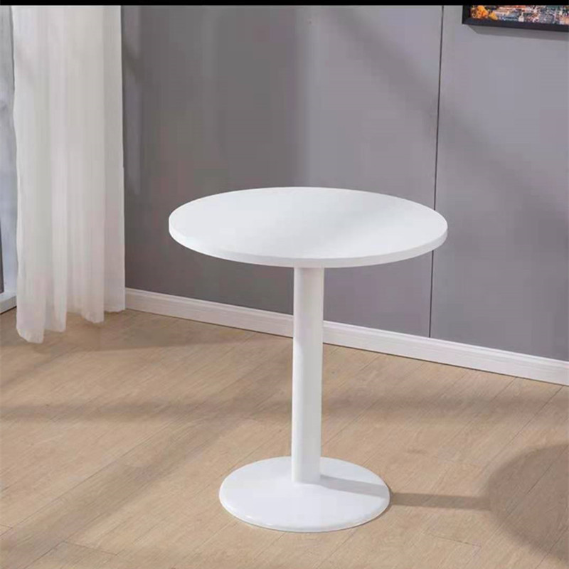 Nórdico hogar mesa de ocio hotel de negocios recepción mesa redonda de oficina de negociación inswind leche té cafetería blanca