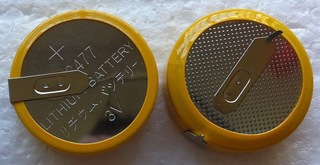 3V电池　CR2477电池 CR2477 卧式间距20MM焊脚 纽扣电池