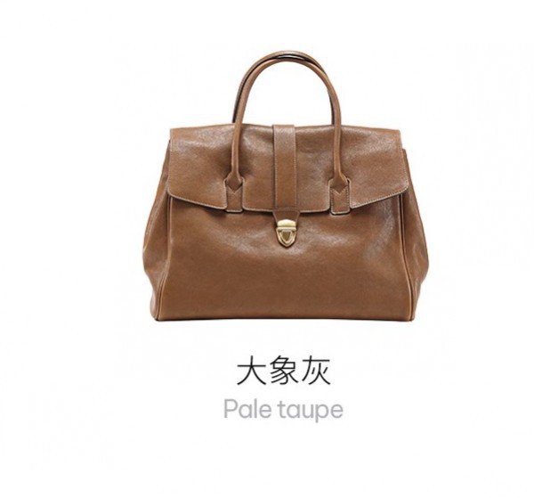 Maletín grande vintage de cuero genuino para mujer, modelo 2025, bolso de gran capacidad para el día a día, hecho de cuero vacuno de primera calidad curtido al vegetal.