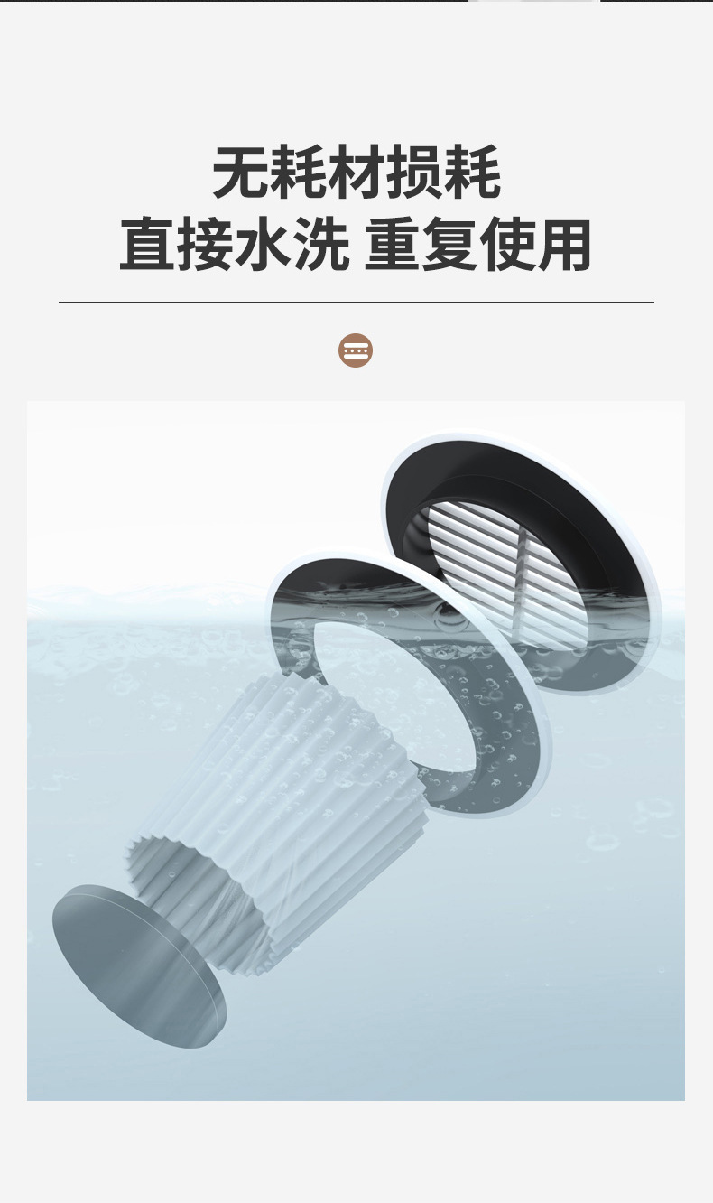 Wireless Charging Vacuum Cleaner, Portable Handheld Vacuum Cleaner for Home and Car Use, Strong Suction, High-Power Vacuum Cleaner, Cross-Border