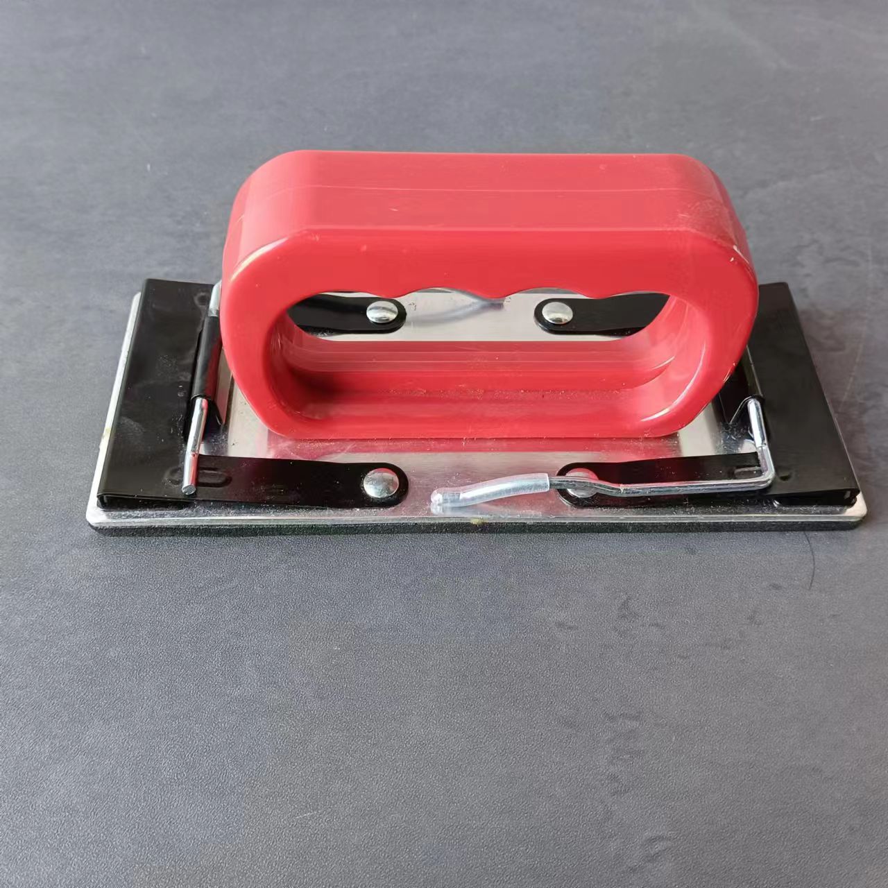 新款优质打磨利器专业高端红色塑料柄打砂纸用砂架砂皮架特优砂纸