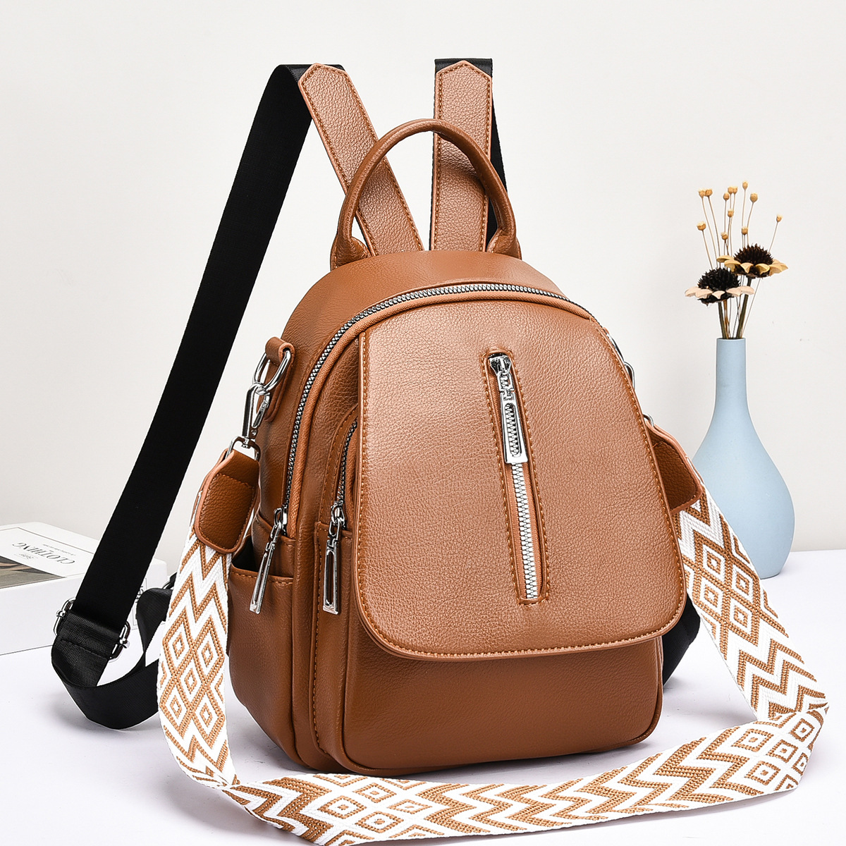 Bolsa de mujer bolsa de moda transfronteriza bolsa de mujer textura de color sólido bolsa de viaje material PU fábrica de comercio exterior bolsas al por mayor