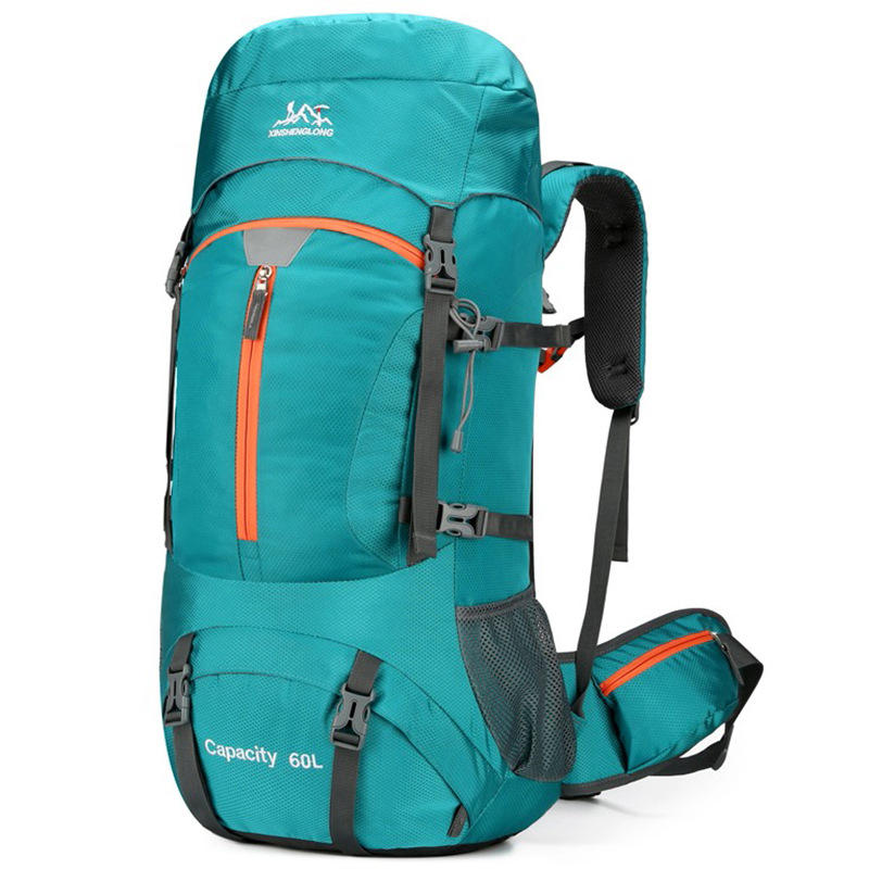 Mochila de Montañismo de 60 Litros en Tela de Oxford Transpirable para Deportes al Aire Libre