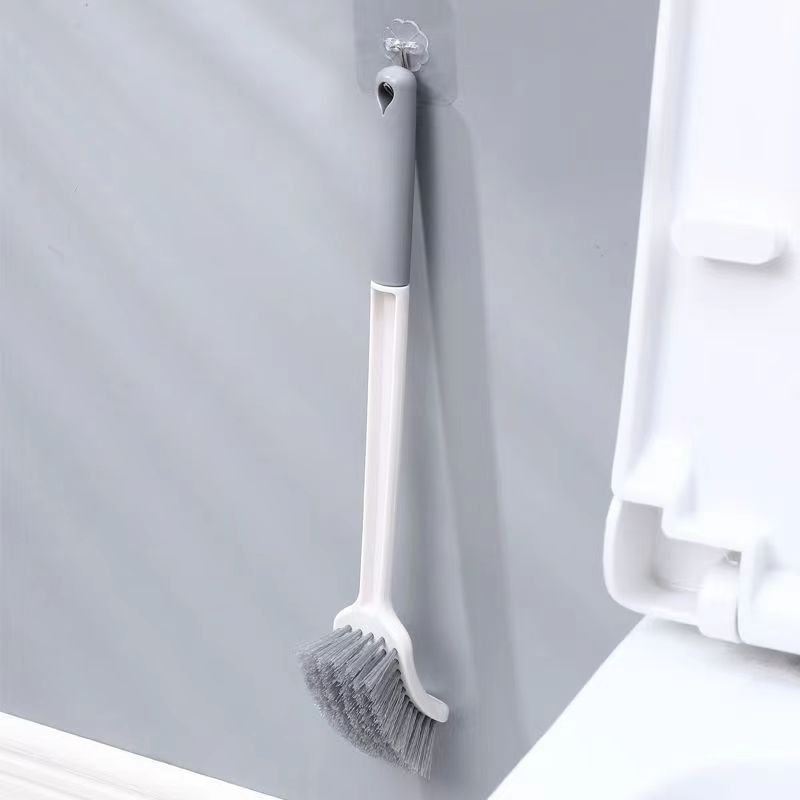 トイレブラシ家庭用ソフト毛ロングハンドルトイレブラシバスルーム用品壁掛けクリーニングブラシ耐久性|undefined