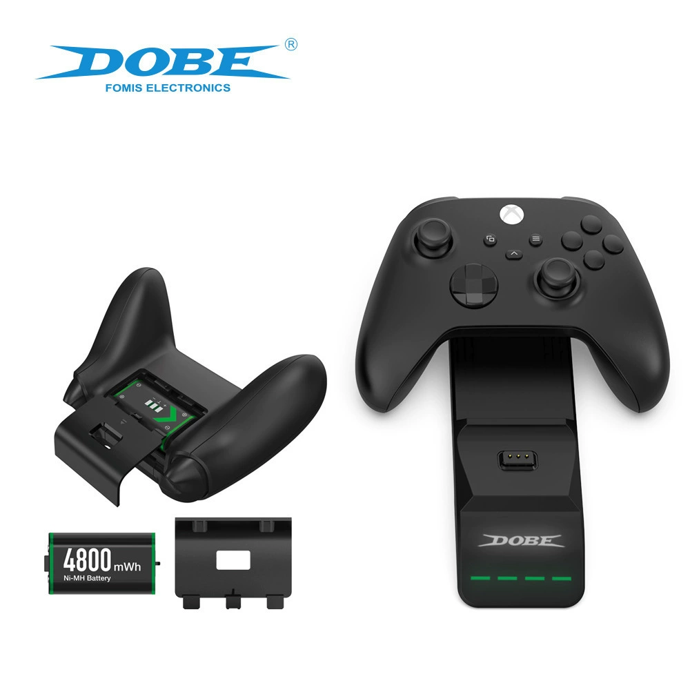 Контроллер XboxSeries двойная батарея место зарядки для Xbox One X/C с LED-подсветкой держатель зарядки Tyx-2612
