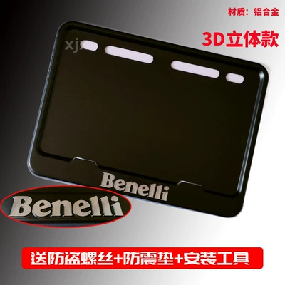 Nömrə qabı, Protective Cover Aluminum Alloy Frame Rear - 3d-emblem-benelli-includes-screws-anti-vibration-pads-installation-tools