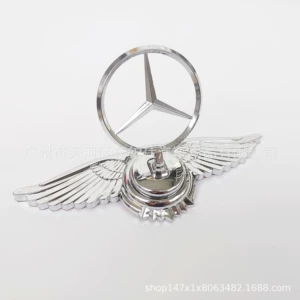 Mercedes-Benz C200 E300 E260 S450 S350 mühərrik qapağı loqosu modifikasiyası