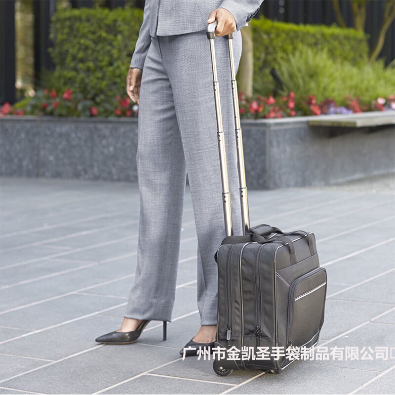 Cross-border Trolley Business Laptop Bag with Roller Can Carry Can Pull Factory Wholesale Document Briefcase Cross-border Trolley Business Laptop Bag with Roller Can Carry Can Pull Factory Wholesale Document Briefcase