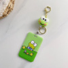 Cartoon card holder for elementary school students, travel card case, protective badge, backpack accessory