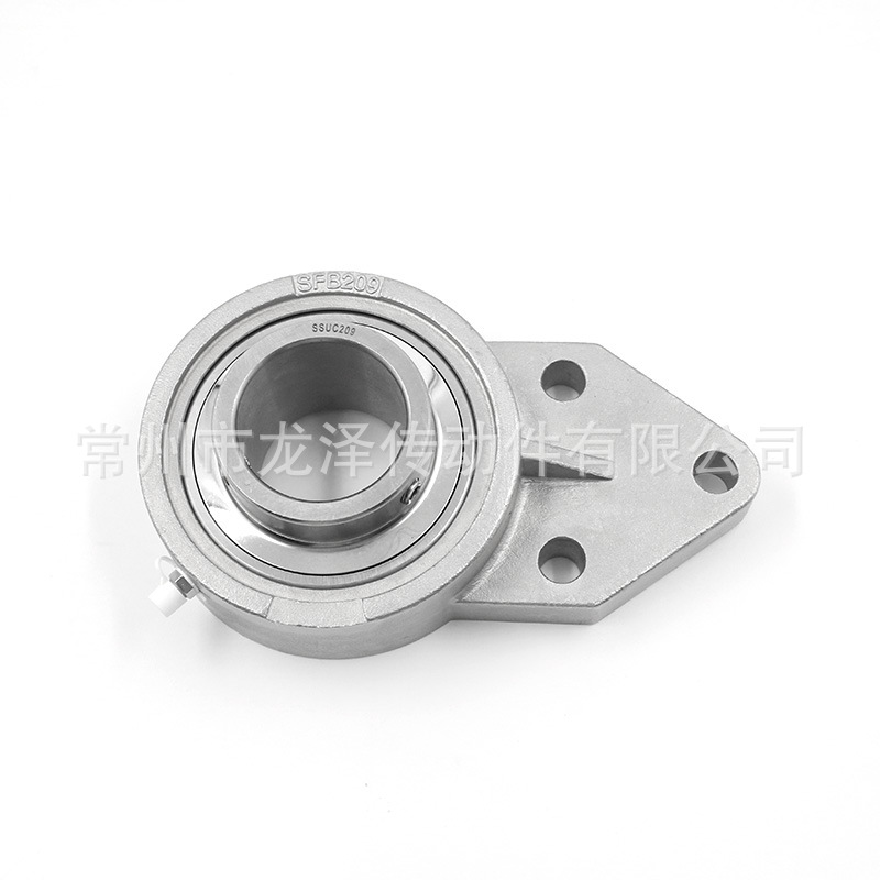 SUCFB200系列不锈钢带座外球面轴承SUCFB209整套