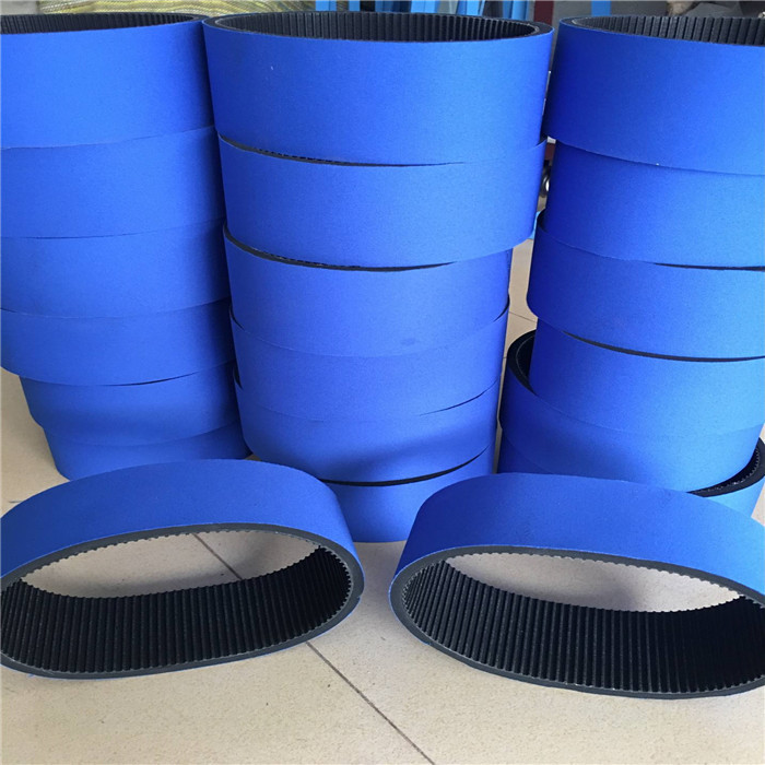 蓝布海绵带卧式贴标机皮带垒德株