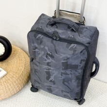 出口迷彩牛津布拉杆箱行李箱仅重1.8kg超轻20寸登机箱户外旅行箱