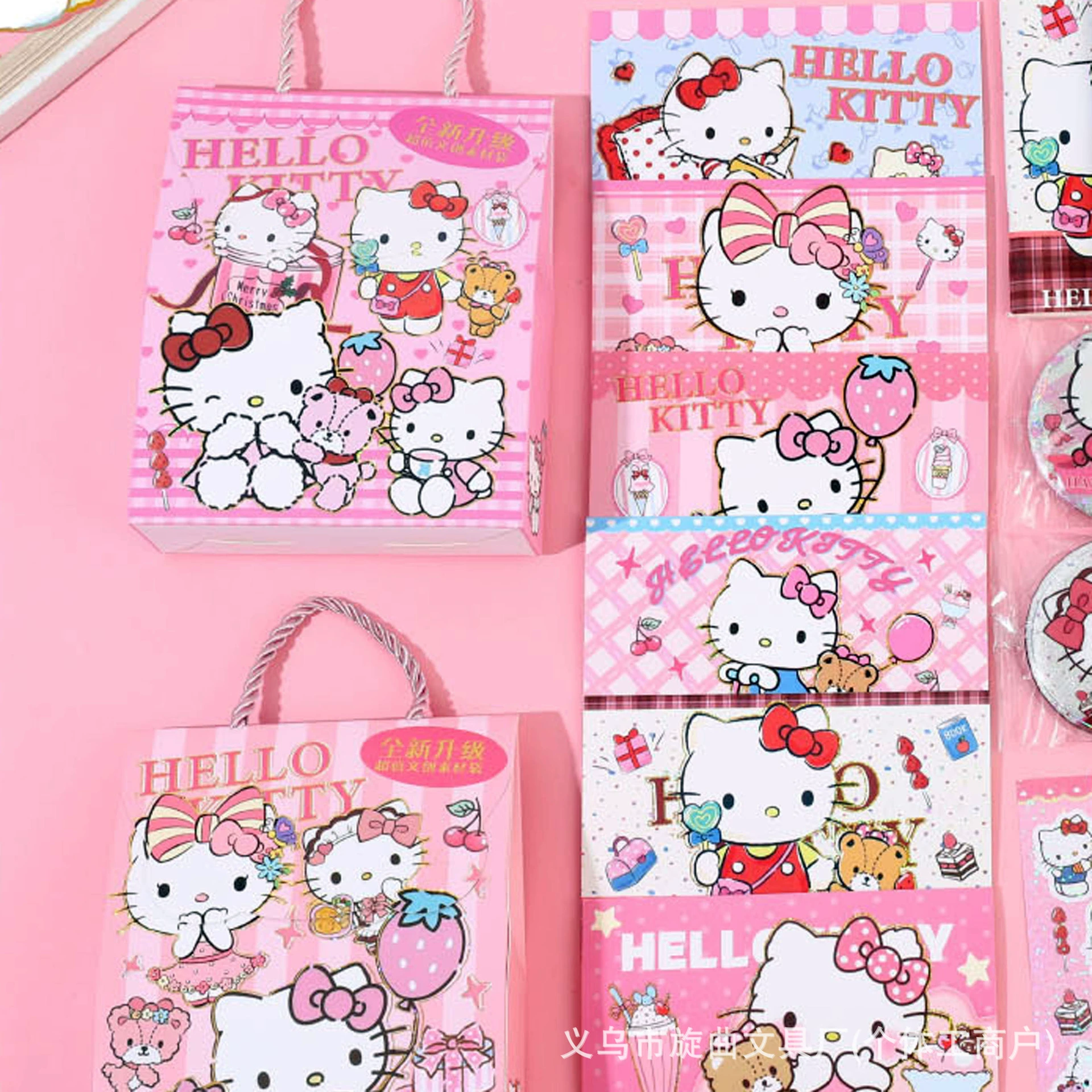 Китти Hello Kitty, мультяшная канцелярия, книги, набор