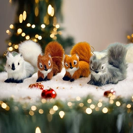 动物工艺品;皮毛工艺品;圣诞装饰品