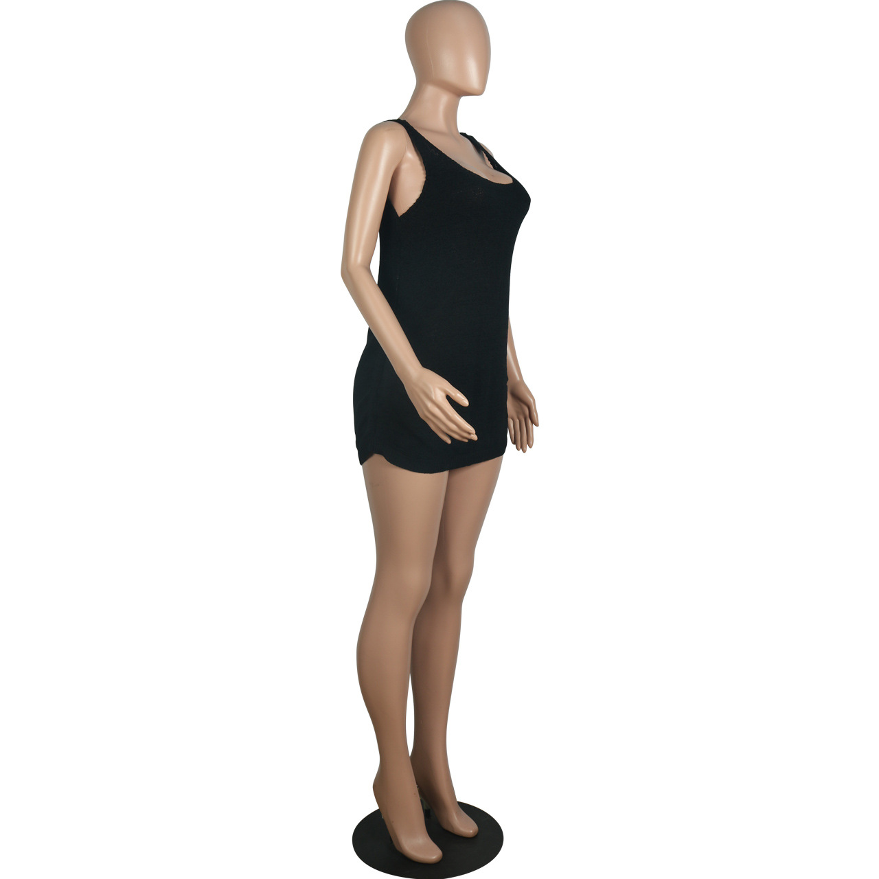 YD038 Clothing Arrival Sexy Slim-Fit Sheath Dress Backless Drawstring Strap Dress for Women