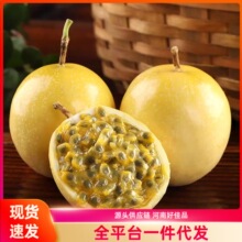 黄金百香果水果新鲜应季水果大果新鲜现摘黄金果钦蜜9号 新鲜水果