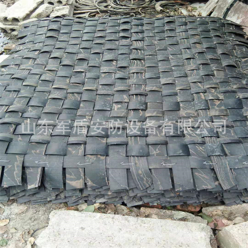 爆破垫飞石防护毯 炮被轮胎炮网 隧道方护工程防护炮皮 防护炮帘
