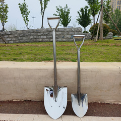 源頭廠貨加厚不鏽鋼鐵鍬園林不鏽鋼鏟子不鏽鋼大鐵杴園藝鐵鏟