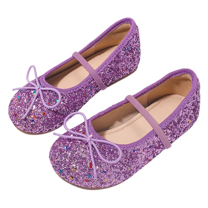 Детские туфли на плоской подошве на все сезоны, новые туфли на плоской подошве на все сезоны, милые балетки с бантом, туфли для принцесс