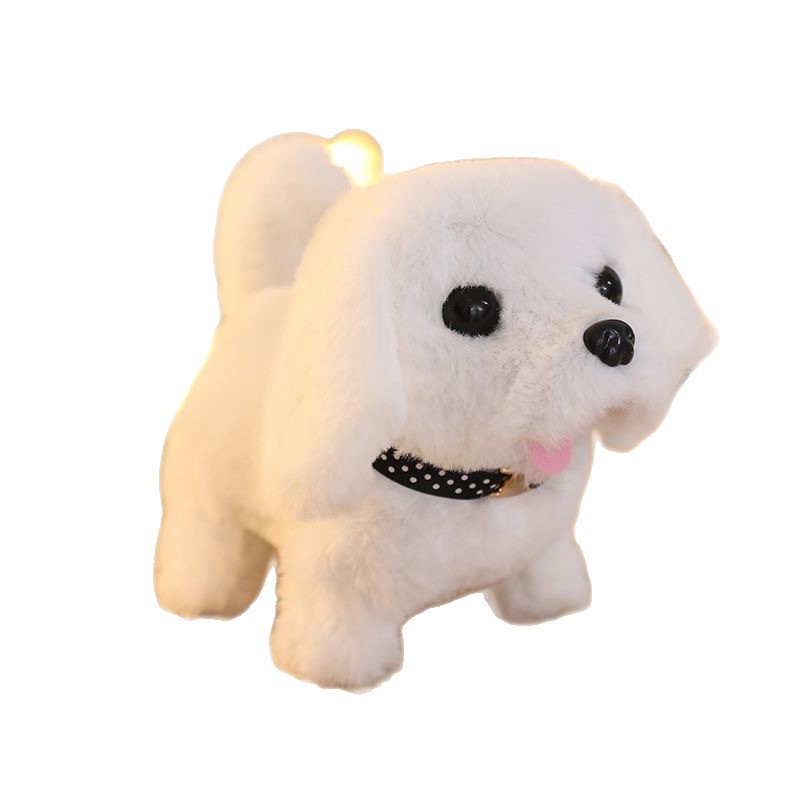 Simulación transfronteriza juguetes de peluche eléctricos Husky Teddy Perro caminará para llamar a cachorros para montar un puesto de muñecas regalo image 6