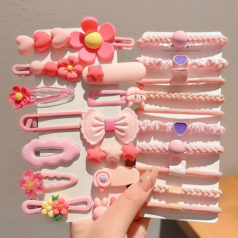 2024 nuevo clip BB de color lindo clip de cabello de boca de pato chica lateral clip de frange para niños tocado tarjeta de cabello rotura