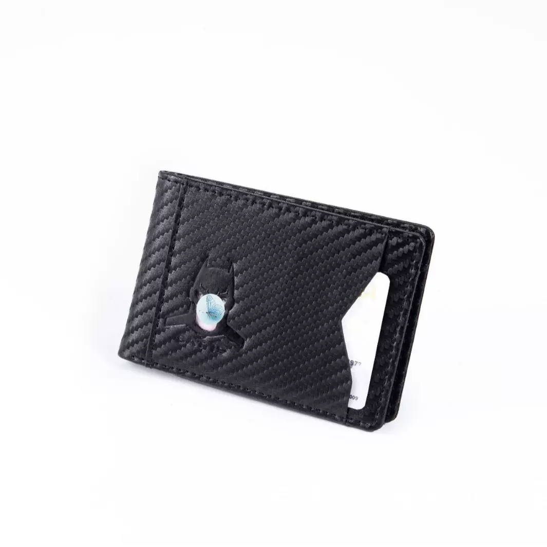 工厂源头男士卡包商务带钱夹创意礼物简约风短款钱包跨境批发钱夹