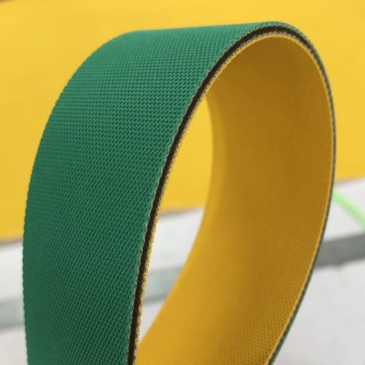 Желто-зеленый лист ленты конвейер ремень конвейер промышленный ремень плоский ремень конвейер ремень синхронный ремень