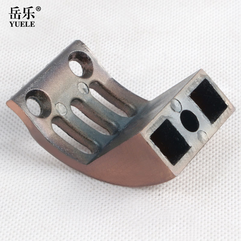5YA1 Wholesale door handles and feet thickened sliding door handle accessories stainless steel glass door bronze horseshoe base five