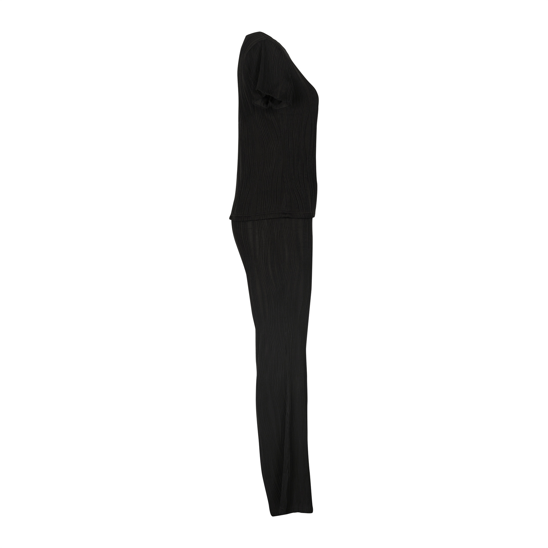 473g Weight Long Sleeve Sleeve Length Spandex, Polyester Fabric Type Pant Co-ord Set Sets Type 2 Pieces Set Quantity Holiday, Daily Occasion Round Neck Neckline Slim Fit Type Solid Color Pattern Summer, Spring Season Women's Gender Elegant, Streetwear Style Holiday Daily Women's Elegant Streetwear Solid Color Spandex Polyester Pant Co-ord Set Pants Sets 42