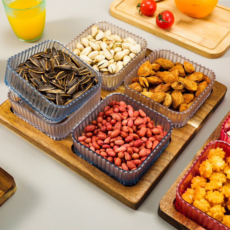 Plato para huesos, plato para condimentos, bandeja para desechos de pescado, bandeja de plástico para frutas y aperitivos, plato pequeño para postres, plato para frutas secas, Chu Ding.