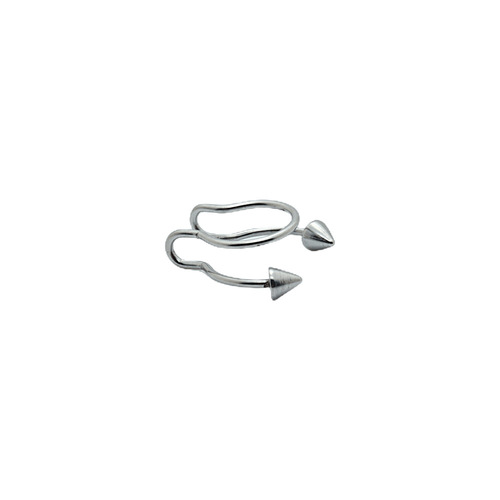Source factory new multi-color pointed cone antler nose clip stainless steel fake piercing nose clip nose jewelry jewelry wholesale