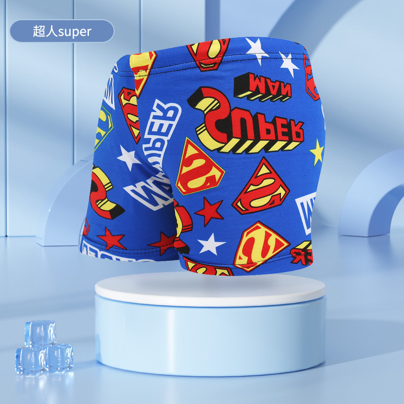 Bañador spot para niños, niños pequeños y medianos, agradable para la piel, de secado rápido, cómodo y conservador, bóxer, bañador de vacaciones en la playa para niños